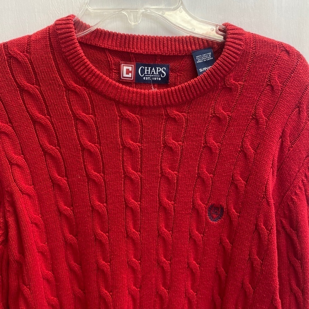 Chaps cable knit sweater